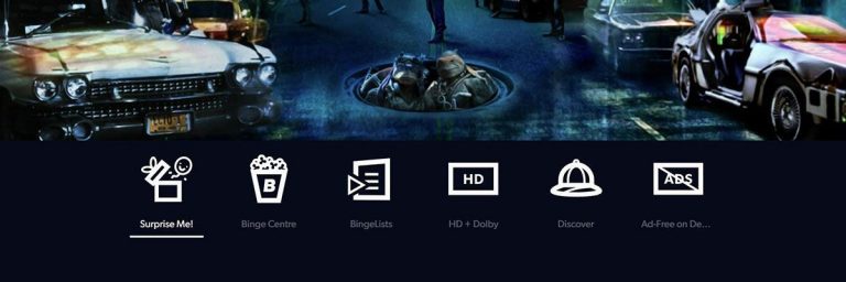 Features Of Binge Streaming Service