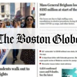 The Boston Globe Front Cover